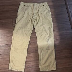 Patagonia worn wear pants. Iron forged double knee.